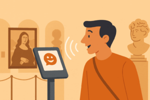 L’interaction vocale pourrait transformer les visites culturelles en expériences conversationnelles et immersives dans les années à venir. Elle permettra aux visiteurs de devenir acteurs de leur exploration, de poser des questions, de découvrir des anecdotes, et d’interagir avec le contenu de manière naturelle. En adoptant ces technologies innovantes, les musées et sites patrimoniaux se positionnent à la pointe de l’innovation, offrant une expérience unique, intuitive et personnalisée. L’avenir de la visite culturelle pourrait devenir conversationnel. Dans ce contexte, le rôle des audioguides, S-Guides et applications multimédias évolue vers des assistants intelligents, capables de répondre en temps réel aux attentes des visiteurs.